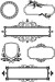 Silikone Stempler - Rammer Med Ornamenter - 11X15 5 Cm