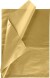 Silkepapir 5 Ark 50 X 70 Cm - 18 G - Guld - Haza