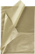 Silkepapir - 50X70 Cm - 14 G - Guld - 25 Ark