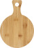 Skærebræt I Træ - Rundt - Ø 17 Cm