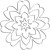 Skæreskabelon - Blomst - Ø 0 5-8 Cm