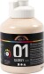 A-Color - Skole Akrylmaling - Blank - Lys Pudder - 500 Ml