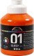 A-Color - Skole Akrylmaling - Blank - Orange - 500 Ml