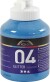 A-Color - Skole Akrylmaling - Glitter - Blå - 500 Ml