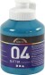 A-Color - Skole Akrylmaling - Glitter - Turkis - 500 Ml