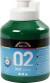 A-Color - Skole Akrylmaling - Mat - Mørk Grøn - 500 Ml
