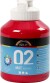 A-Color - Skole Akrylmaling - Mat - Primær Rød - 500 Ml