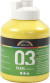A-Color - Skole Akrylmaling - Metallic - Gul - 500 Ml