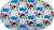Skridsikker Bademåtte Polardyr - Blue - 70 X 39 Cm