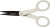 Fiskars - Non Stick Micro Tip - Slip-Let Spids Saks - L 12 Cm - Højre -