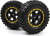 Smyter Desert Wheelstires Assembled Yellow2Pcs - 540266 - Blackzon