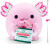 Snackles Bamse - Krispy Kreme Axolotl Abbie - Series 2 - 40 Cm