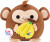Snackles Bamse - Dole Banan Monkey Riko - 20 Cm