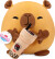 Snackles Bamse - Kung Fu Tea Capybara Spencer - 20 Cm