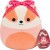 Squishmallows Bamse - Heart - Rostam Grævling - 19 Cm