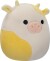 Squishmallows Bamse - Bodie The Yellow And White Cow - 19 Cm