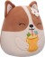 Squishmallows Bamse - Regina Corgi Hund - 19 Cm