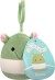 Squishmallows Bamse - Gerald Tapir - Med Klips 9 Cm