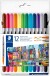 Staedtler - Twin Marker Fibre-Tip Tusser - Flere Farver - 12 Stk