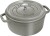 Staub - Cocotte - Grafitgrå - 26 Cm