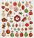 Stickers - Julekugler Og Pynt - Ark 15X16 5 Cm - 1 Ark