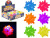 Stjernebold Med Led Lys - Assorterede Farver