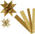 Stjernestrimler - L 44 78 Cm - Ø 6 5 11 5 Cm - B 15 25 Mm - Glitter Lak -