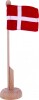 Stof Flag På Træpind H 25 Cm - Scanseason
