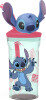 Stitch - Drikkekop Til Med Sugerør Til Børn - Pink - 360 Ml