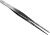 Vallejo - Hobby Pincet Med Lige Spids - Rustfrit Stål - T12008