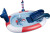 Swim Essentials - Badebassin Med Rutsjebane - 320 L - Havstriber
