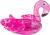 Swim Essentials - Badedyr 142 Cm - Neon Pink Flamingo