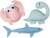 Swim Essentials - Dykkervægte 3 Stk - Bubbles Animal