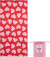 Swim Essentials - Strandhåndklæde 135 Cm - Hearts Red