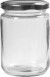 Sylteglas Med Skruelåg - 370 Ml - 11X7 5 Cm - 6 Stk