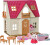 Sylvanian Families - Hus Med Møbler Og Kanin Figur - 15 Dele - 5567