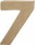 Tal - 7 - H 10 Cm - B 7 4 Cm - Tykkelse 1 7 Cm - 1 Stk