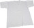 Blank T-Shirt Til Maling - B 36 Cm - Str 5-6 År - Rund Hals - Hvid
