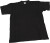 Blank T-Shirt Til Maling - B 48 Cm - Str Small - Rund Hals - Sort