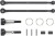 Td4 Assembly Universal Shafts 2Pcs - 22028 - Tamiya