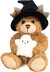 Teddy Hermann - Bamse Med Spøgelse 20 Cm - Halloween
