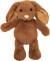 Teddy Hermann - Kanin Bamse - Cara - Mørkebrun - 25 Cm