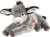 Teddy Hermann - Æsel Bamse - Grå - Liggende - 50 Cm