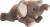 Teddy Hermann - Elefant Bamse - Grå - Liggende - 55 Cm