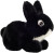 Teddy Hermann - Liggende Kanin Sort 17 Cm
