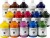 Tekstilmaling - Halvdækkende - Assorterede Farver - 15X500 Ml