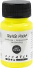 Tekstilmaling - Halvdækkende - Neon Gul - 50 Ml