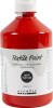 Tekstilmaling - Halvdækkende - Rød - 500 Ml