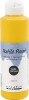 Tekstilmaling Solid - Dækkende - Gul - 250 Ml