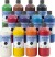 Temperamaling - Mat - Halvdækkende - Assorteret - 12X500 Ml